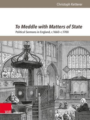 cover image of To Meddle with Matters of State